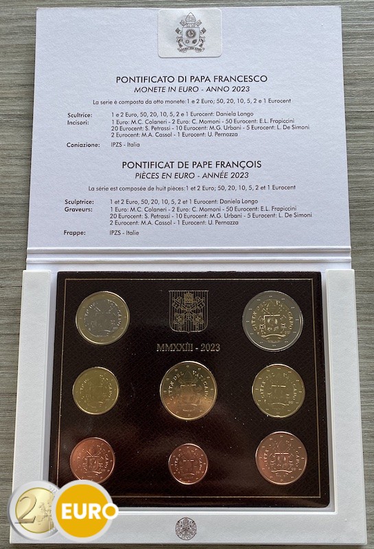 Euro set BU FDC Vatican 2023