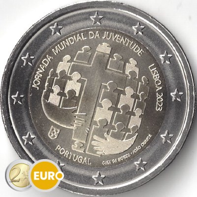 2 euro Portugal 2023 - Wereldjongerendag Lissabon UNC