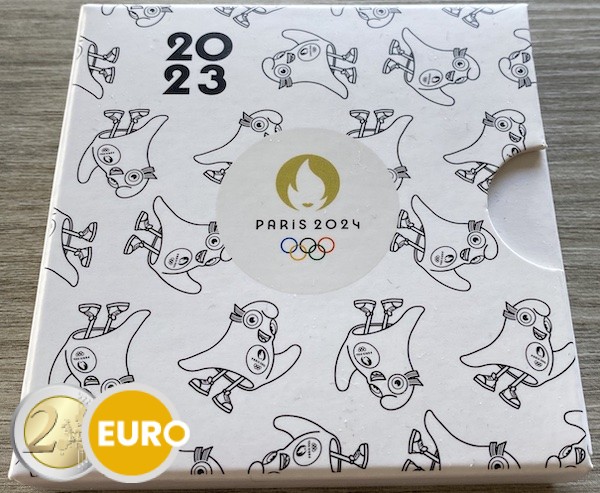 250 euro France 2023 - Flag Olympic Games BE Proof Gold