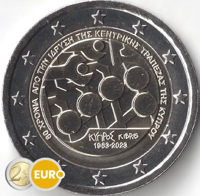 2 euro Cyprus 2023 - Central Bank UNC