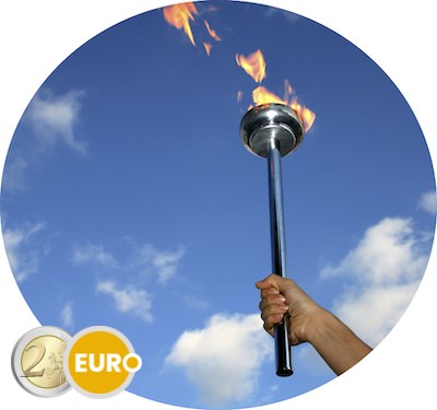 2 euro France 2024 - Olympic Torch UNC