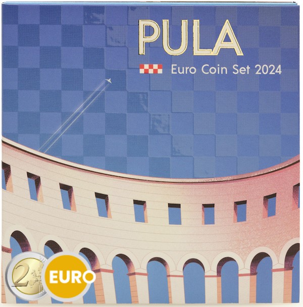 Euro set BU FDC Croatia 2024 Pula