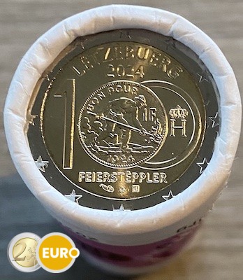 Roll 2 euro Luxembourg 2024 - 100 years Franc Feierstëppler