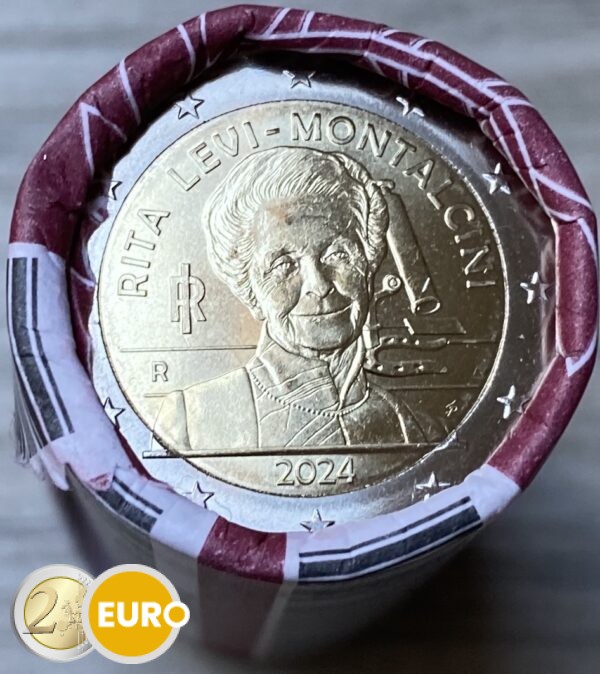 Roll 2 euro Italy 2024 - Rita Levi-Montalcini