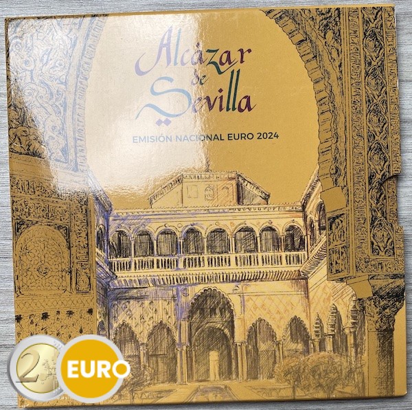Euro set BU FDC Spanje 2024 + 2 euro Politie en Sevilla