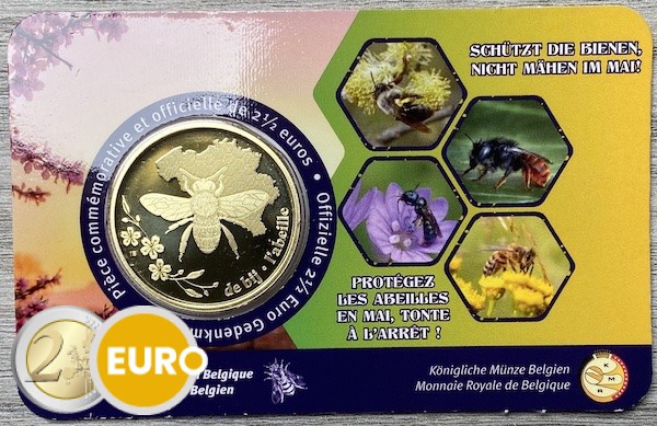 2,50 euros Belgique 2024 - L'abeille BU FDC Coincard FR