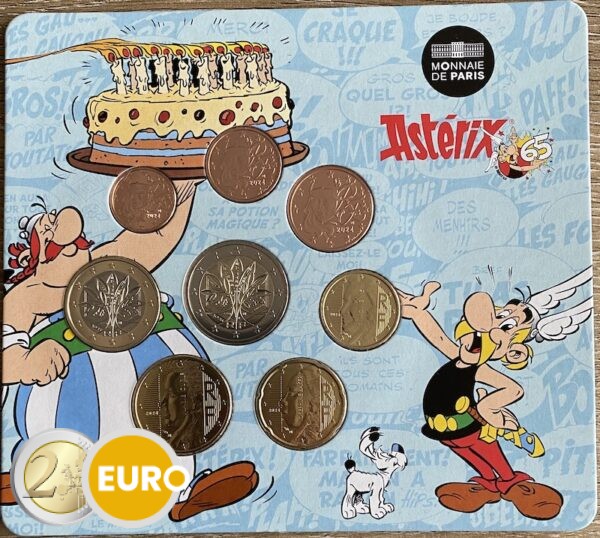 Euro set BU FDC France 2024 Asterix