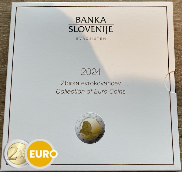 Euro set BE Proof Slovenie 2024