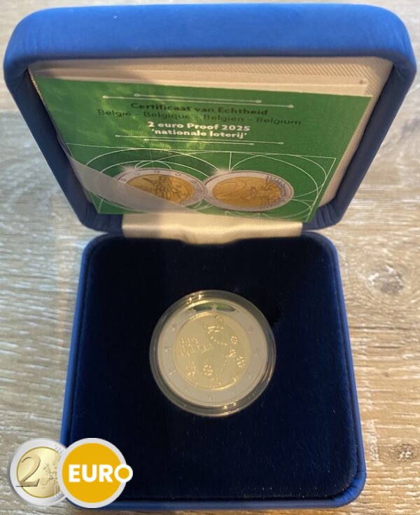 2 euro Belgium 2025 - National Lottery BE Proof