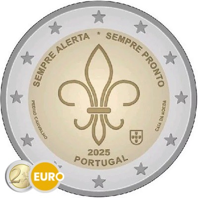 2 euro Portugal 2025 - Scouts and Youth Movements UNC
