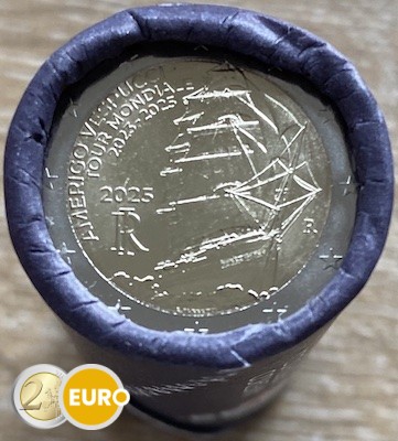 Roll 2 euro Italy 2025 - Amerigo Vespucci