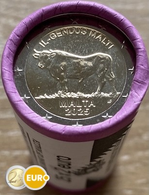 Roll 2 euro Malta 2025 - Maltese ox