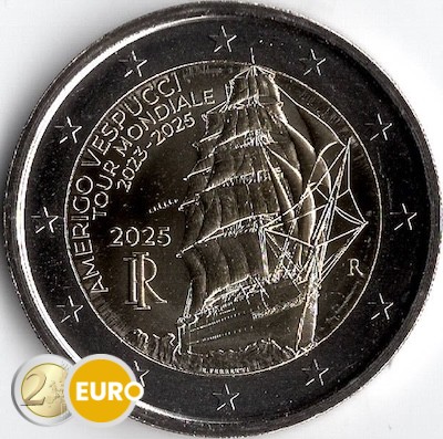 2 euro Italy 2025 - Amerigo Vespucci UNC