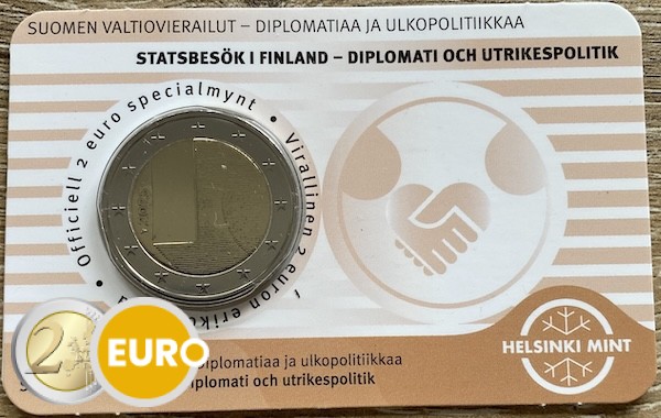 2 euro Finland 2025 - Diplomacy and Foreign Policy BU FDC Coincard FI / SE