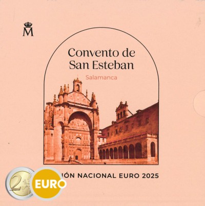 Euro set BU FDC Spain 2025 + 2 euro Salamanca