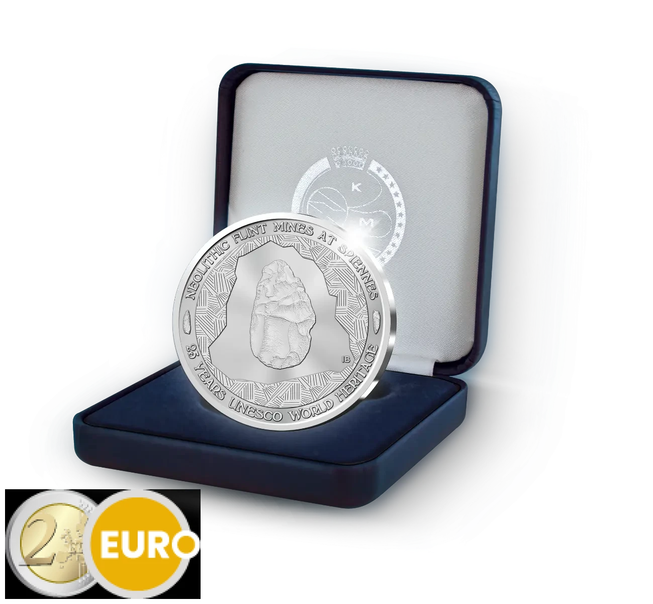10 euro Belgium 2025 - Flint Mines of Spiennes BE Proof Silver