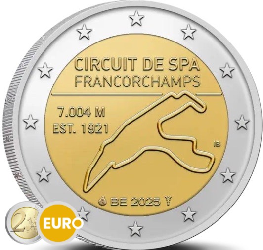 2 euro Belgium 2025 - Spa-Francorchamps UNC