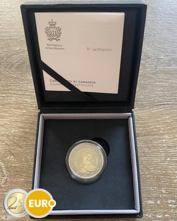 2 euro San Marino 2025 - Michelangelo BE Reverse Proof