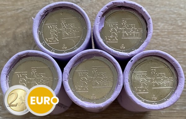 Rollen 2 euro Duitsland 2025 - ADFGJ Duitse Eenheid