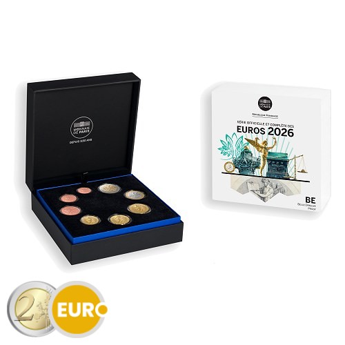 Euro set BE Proof France 2026