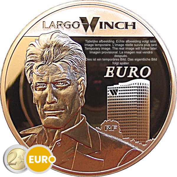 5 euro Belgium 2025 - Largo Winch BU FDC Coincard Embossed