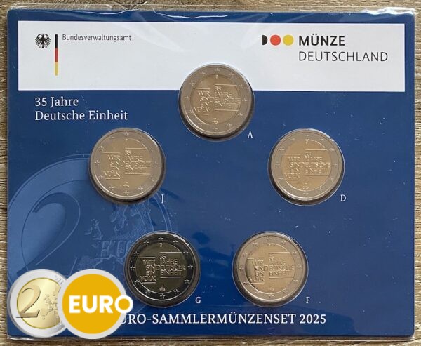 2 euro Germany 2025 - ADFGJ German Unity BU FDC