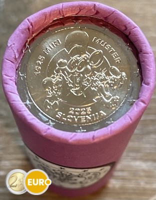 Roll 2 euro Slovenia 2025 - Miki Muster