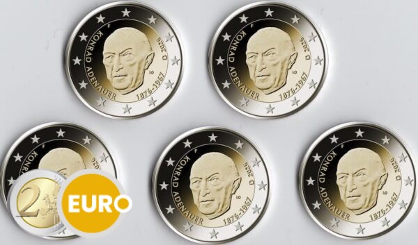 2 euro Germany 2026 - ADFGJ Konrad Adenauer UNC