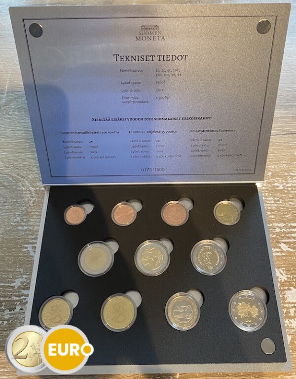 Euro set BE Proof Finland 2022