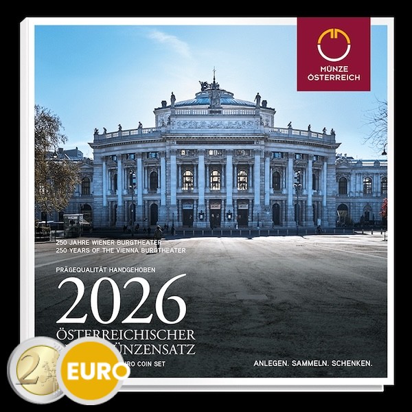 Euro set BU FDC Austria 2026