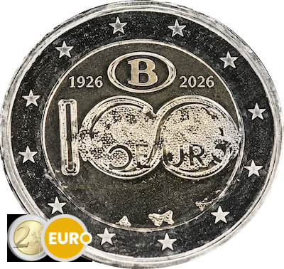 2 euro Belgium 2026 - NMBS / SNCB BU FDC Coincard NL