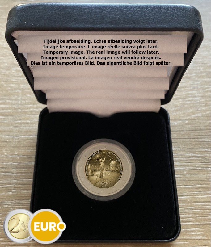 2 euro Belgium 2026 - National Geographic Institute and Royal Observatory BE Reverse Proof