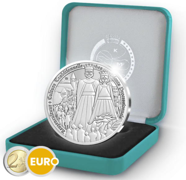 20 euros Bélgica 2026 – Cultura gigante BE Proof Plata