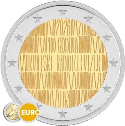 2 euro Croatia 2026 - Croatian radio UNC