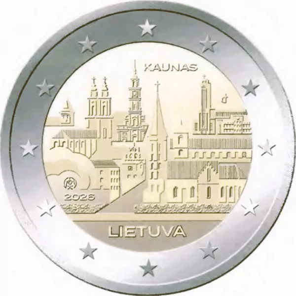 2 euro Lithuania 2026 - City of Kaunas UNC