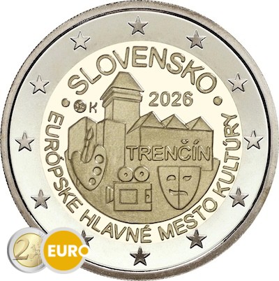 2 euro Slovakia 2026 - Trenčín UNC