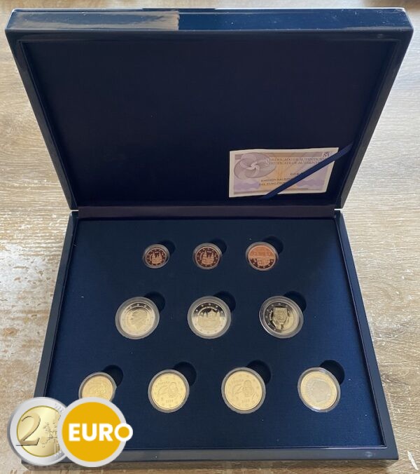 Euro set BE Proof Spain 2026 + 2 x 2 euro - Poblet
