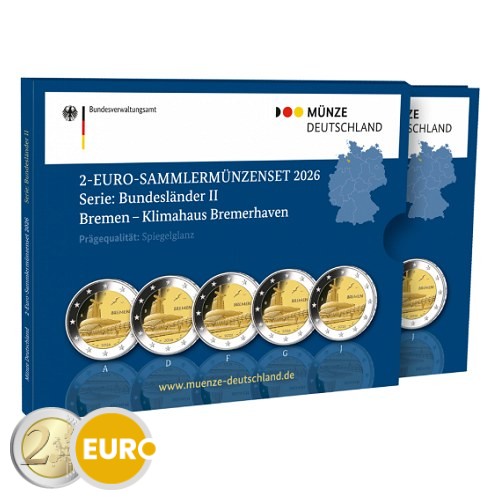 2 euro Germany 2026 - ADFGJ Bremen Climate House BE Proof