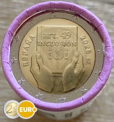 Roll 2 euro Spain 2026 - Inclusion