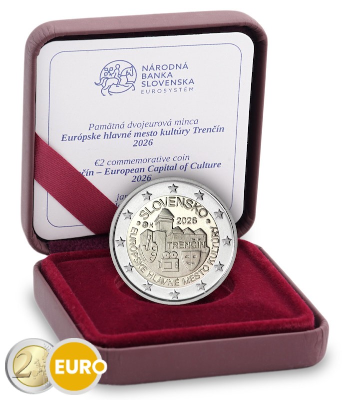 2 euro Slovakia 2026 - Trenčín BE Proof