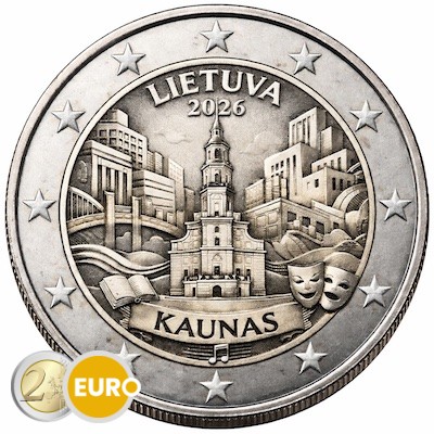 2 euro Lithuania 2026 - City of Kaunas UNC