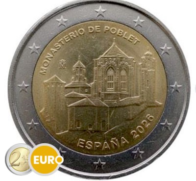 2 euro Spain 2026 - Poblet Monastery UNC