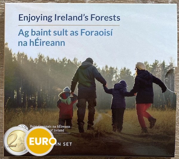 Euro set BU FDC Ireland 2026 Forests