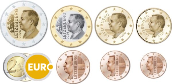 Euro set UNC Luxembourg 2026