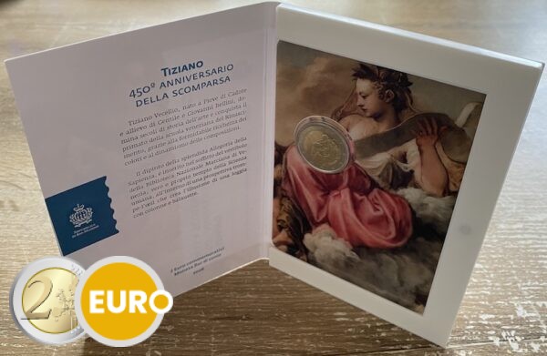 2 euros San Marino 2026 - Tiziano Tiziano Vecellio BU FDC