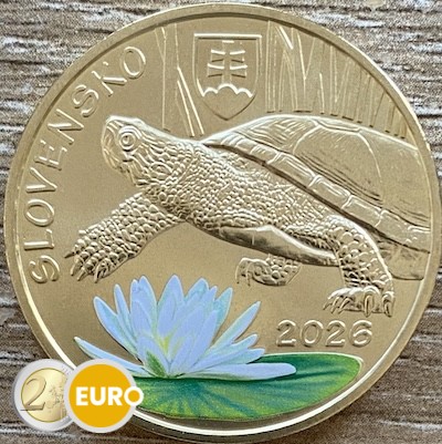 5 euro Slovakia 2026 - European pond turtle UNC