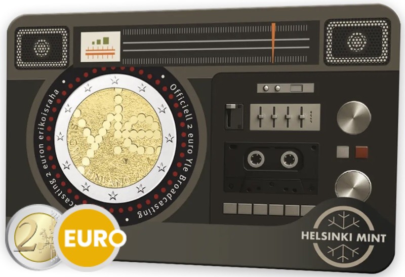 2 euro Finland 2026 - Finnish broadcasting Yleisradio BU FDC Coincard FI / SE