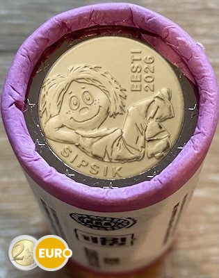 Roll 2 euro Estonia 2026 - Sipsik