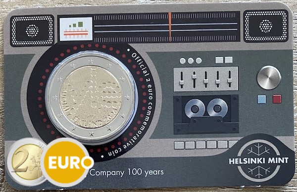 2 euro Finland 2026 - Finnish broadcasting Yleisradio BU FDC Coincard EN
