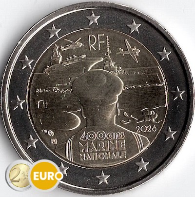 2 euro France 2026 - French Navy UNC